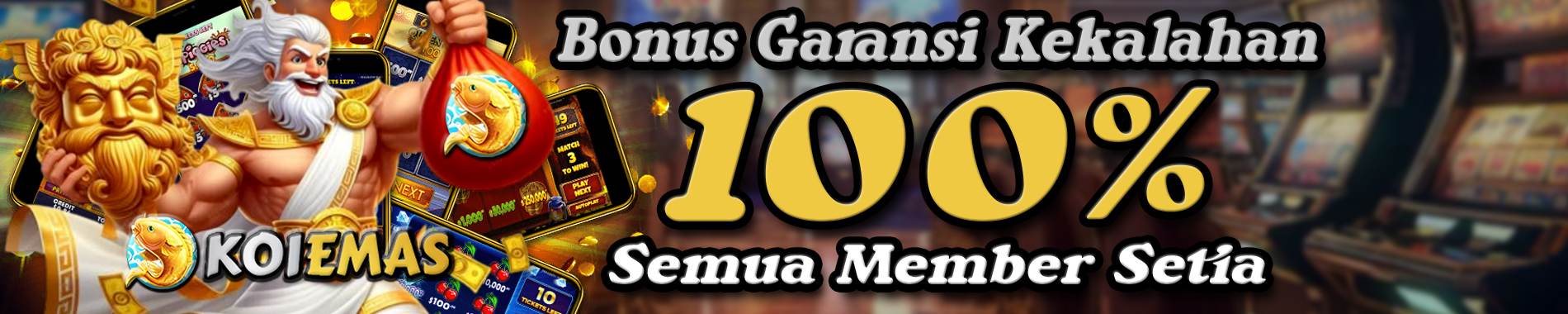 KOIEMAS WCB 100% SETIAP HARI